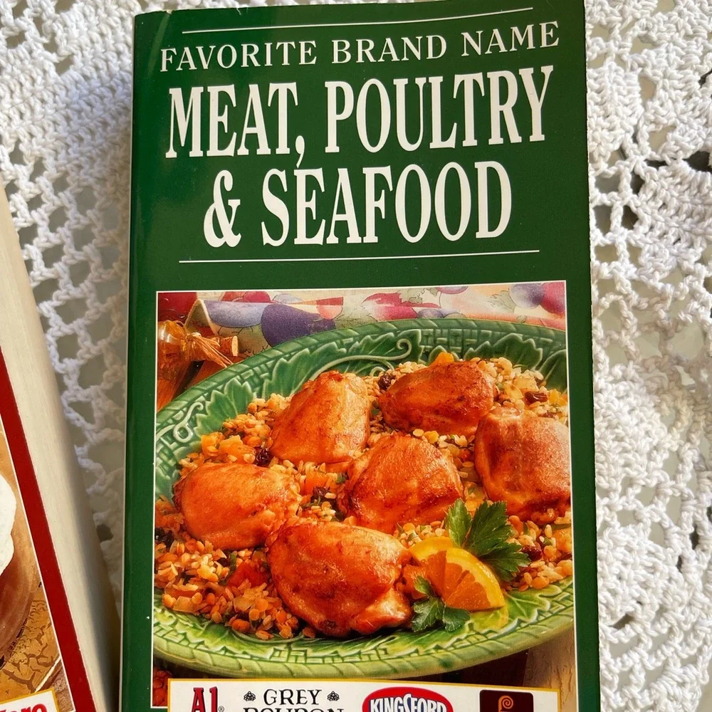 Favorite Brand Name Cookbook Trio - Red, Brown, Green